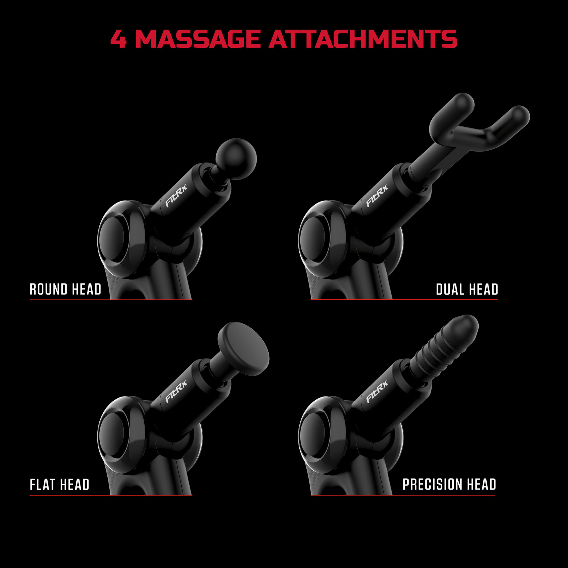 FitRx Pro Massage Gun Handheld Deep Tissue Percussion Massager - Great  Gifts Club
