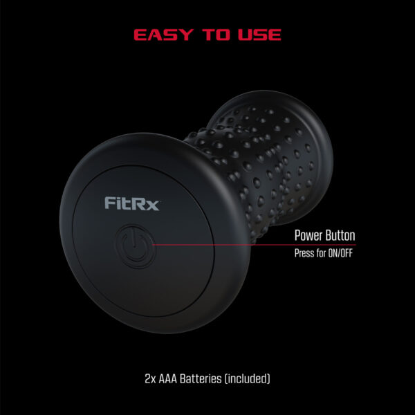 The Vibrating Foot Massager needs just 2 AA batteries and has one-button touch controls, so it’s easier than ever to get a relaxing massage.
