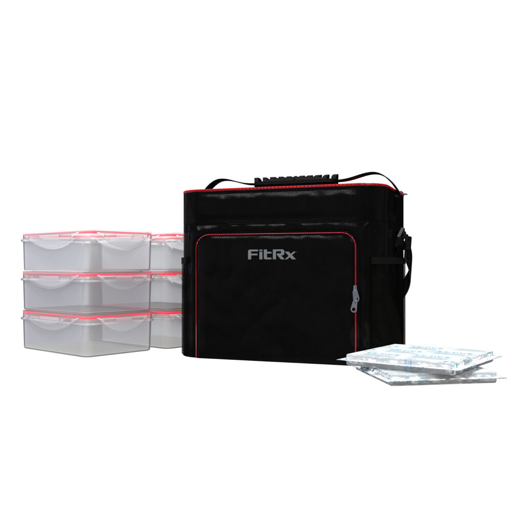 With six large food containers and two reusable ice packs, this insulated lunch bag just made bringing your meals with you anywhere a lot easier.