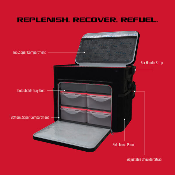 The FitRx Meal Prep Carry-All Cooler is the most convenient, efficient, and reliable solution for enjoying your meals the way you want.