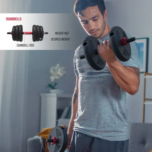 Thanks to the Total Body’s easy-to-use design that can be set up in just a few minutes, you can get in a great at-home arm workout anytime.