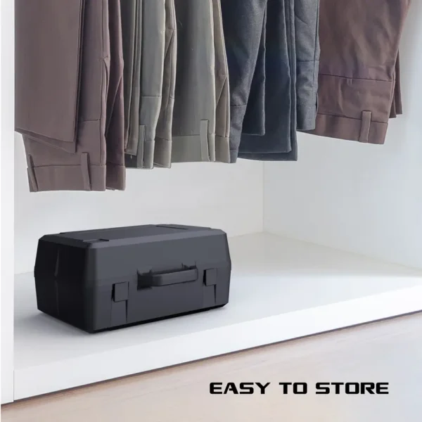 It’s never a hassle to store your Total Body Gym anywhere in your home thanks to its compact carry case, whether it be your closet or living room.