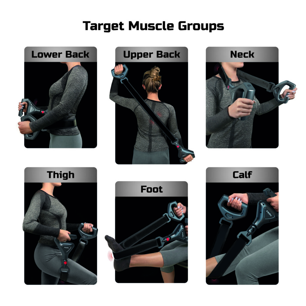 FitRx 2-in-1 Vibrating Massage Belt and Massage Gun