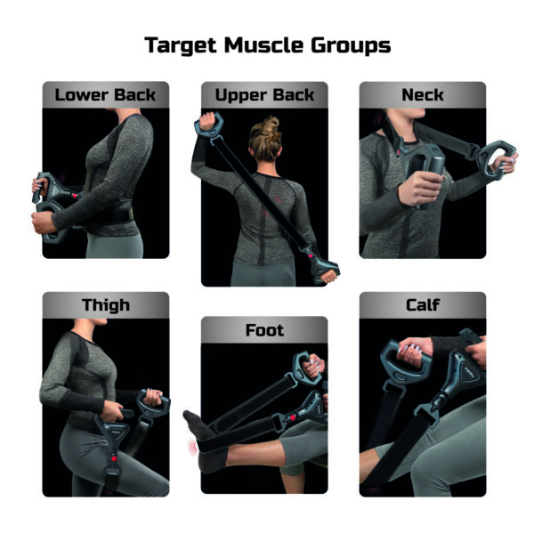 FitRx 2-in-1 Vibrating Massage Belt and Massage Gun - Image 5
