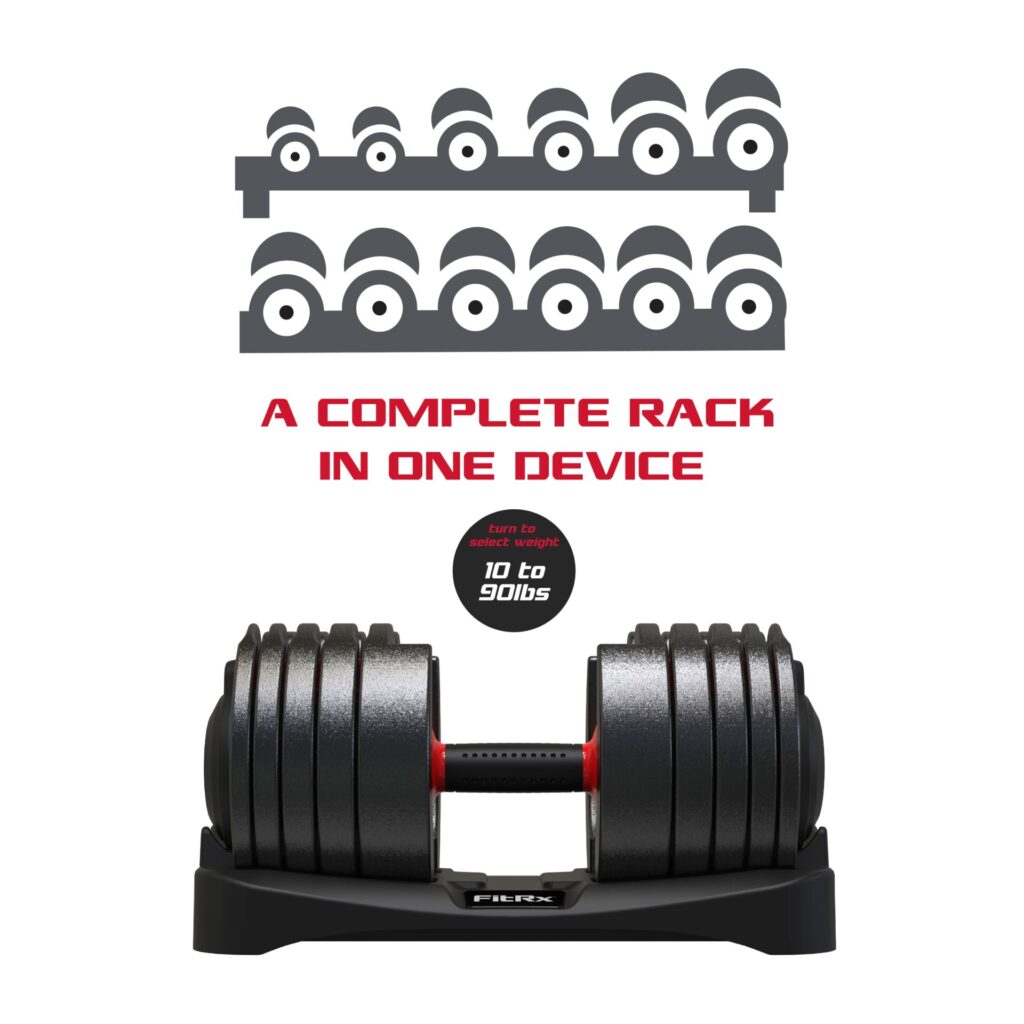 FitRx SmartBell XL 10-90 lbs.