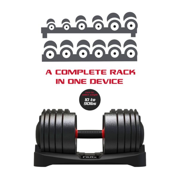 FitRx SmartBell XL 10-90 lbs. - Image 3