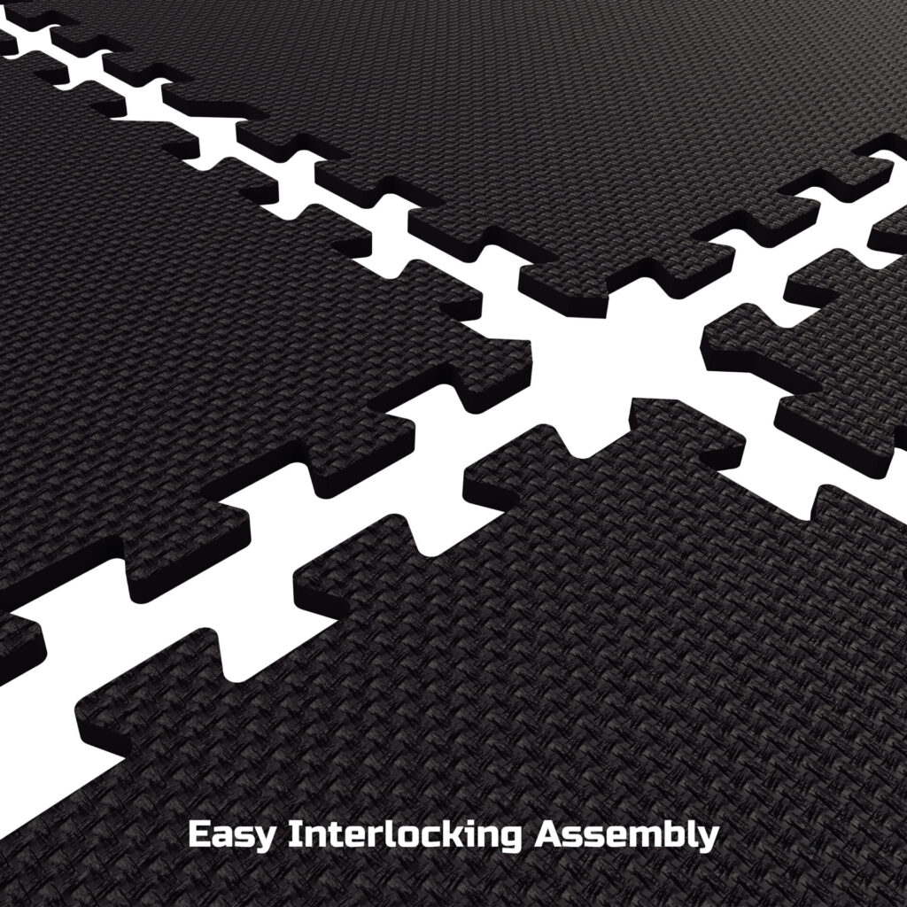 FitRx Pro Mat Workout Floor Mats, 24-Pack