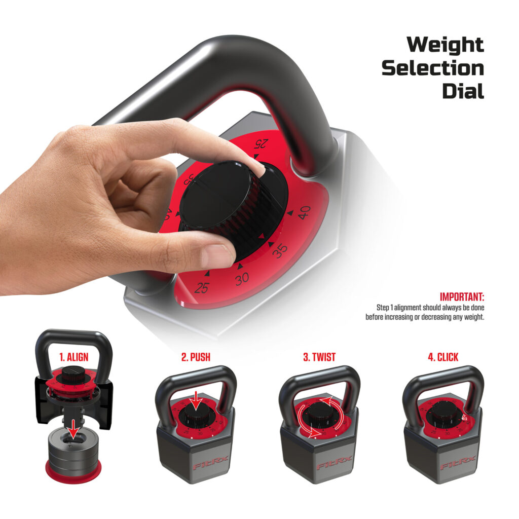 FitRx SmartStack Kettlebell