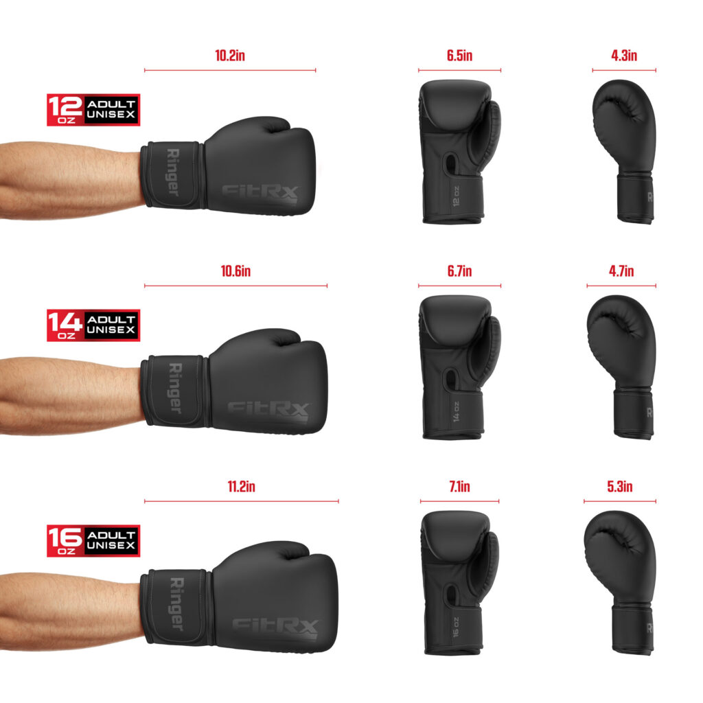 FitRx Ringer Boxing Gloves 12oz