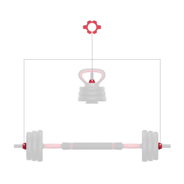 FitRx SmartBell Total Body Gym Weight Nuts, 5-Pack - Image 2