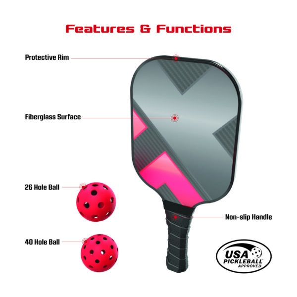 FitRx PickleBall And Paddle Set - Image 2