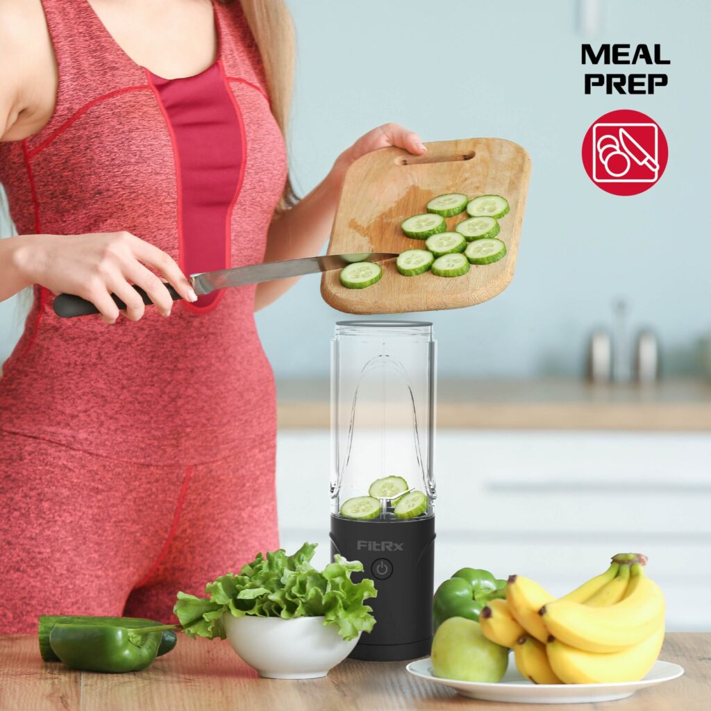 FitRx Rocket Electric Smoothie Blender Bottle