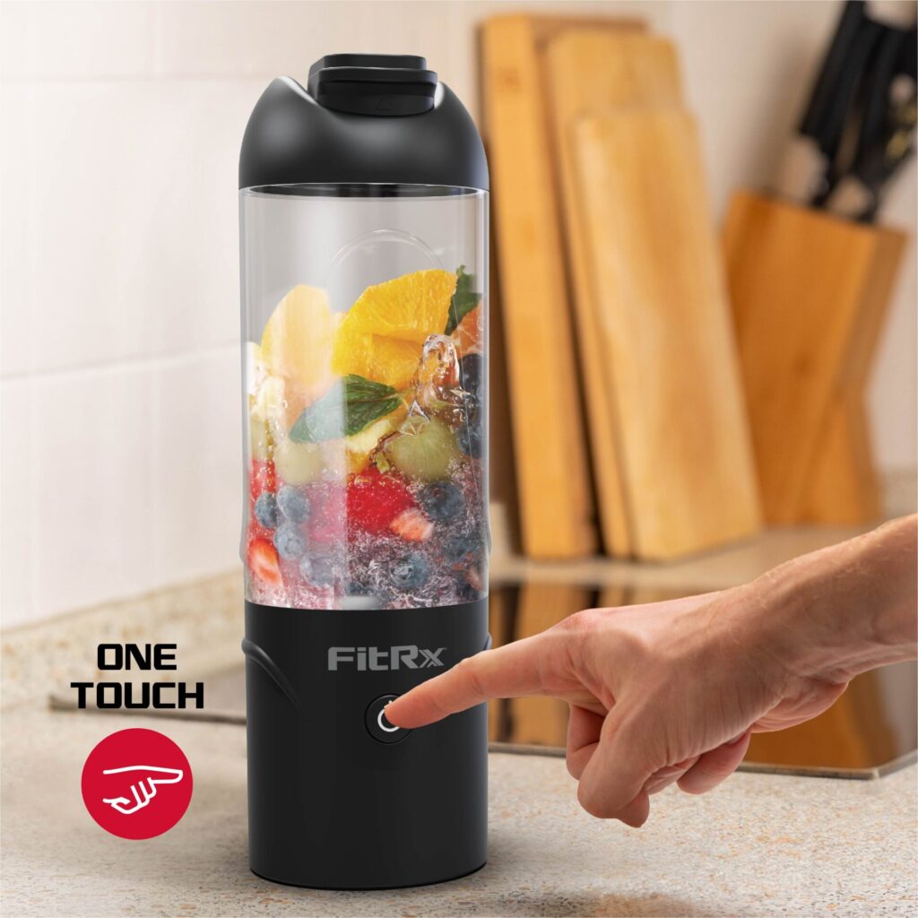 FitRx Rocket Electric Smoothie Blender Bottle