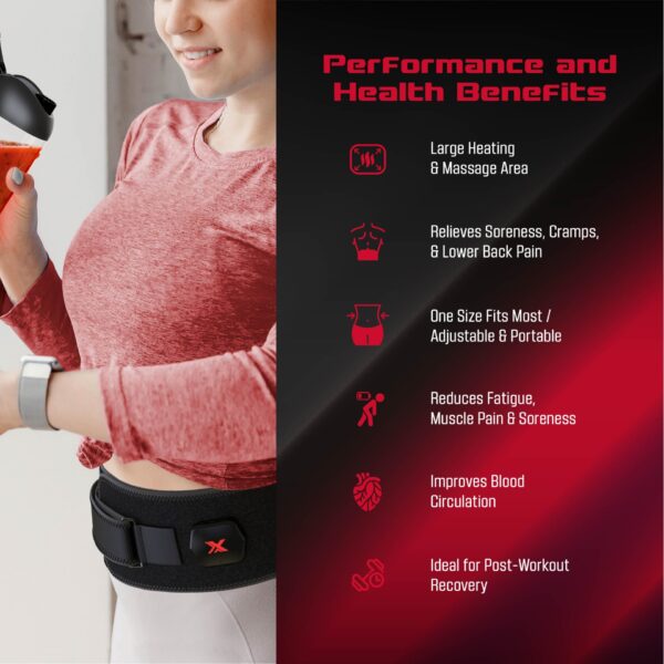 FitRx VibraWrap Heated Massage Belt - Image 5