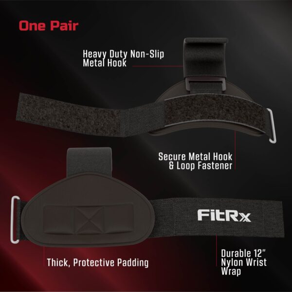 FitRx GripPro Weight Lifting Straps - Image 2