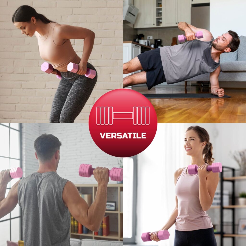 FitRx 5lb Adjustable Dumbbell 2-Pack