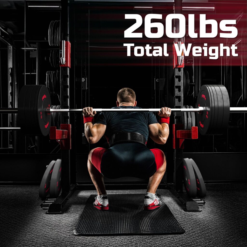FitRx Bumper Plates Set, 260lbs.