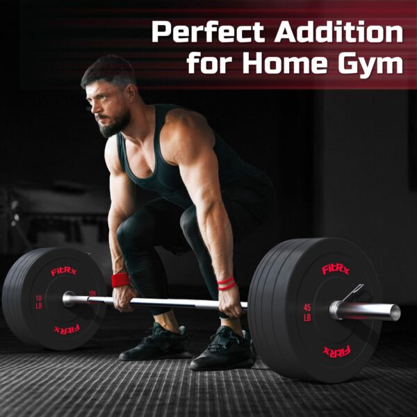 FitRx Bumper Plates Set, 260lbs. - Image 7