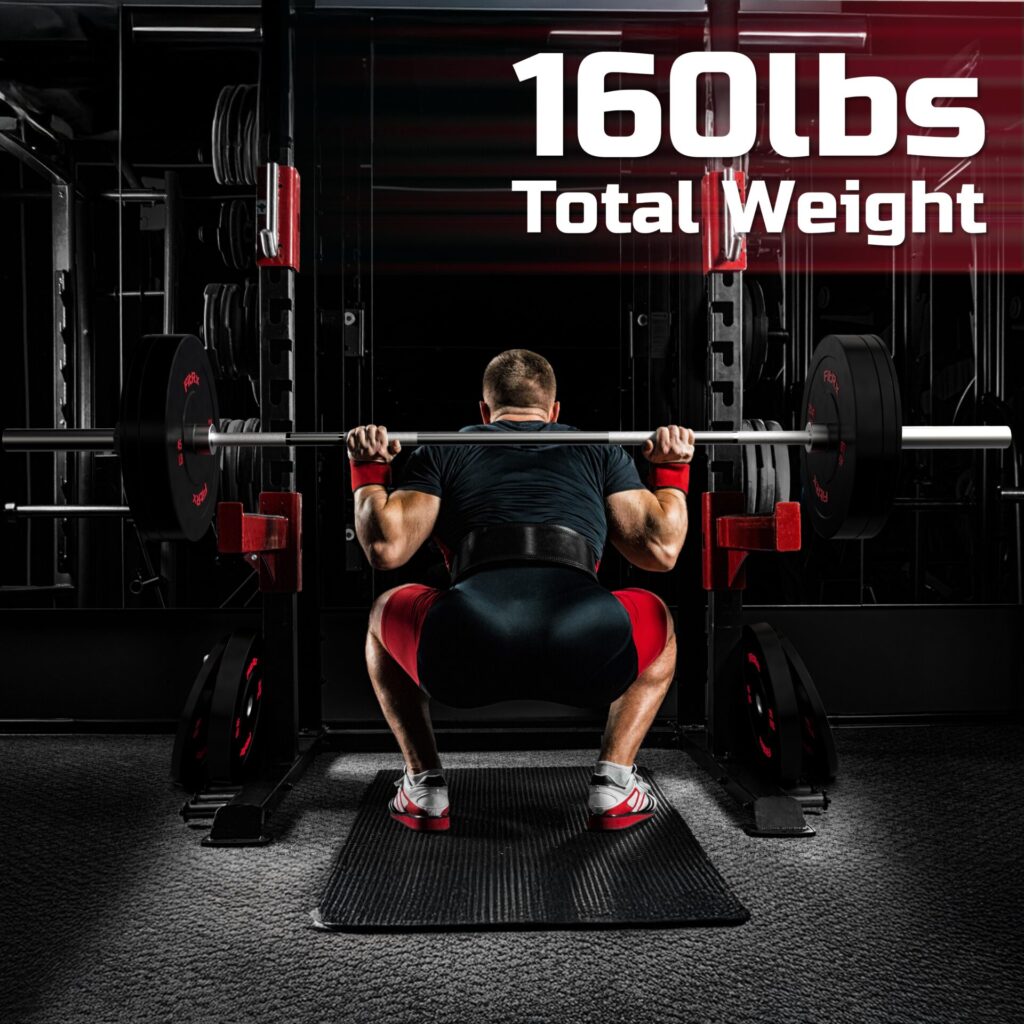 FitRx Bumper Plates Set, 160lbs.