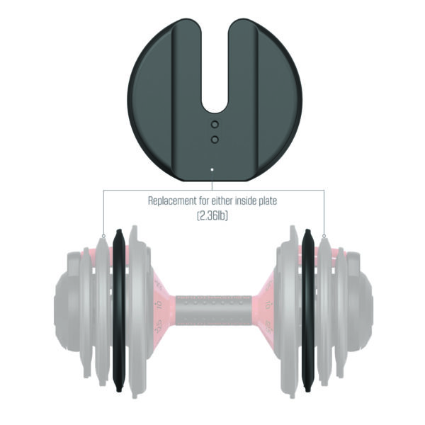 FitRx 25lb. SmartBell 2.36lb. Weight Plate - Image 2