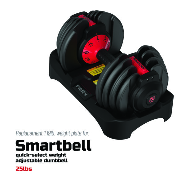 FitRx 25lb. SmartBell 1.19lb. Weight Plate - Image 3