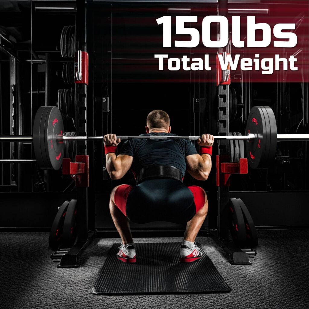 FitRx 150lbs Bumper Plates Set
