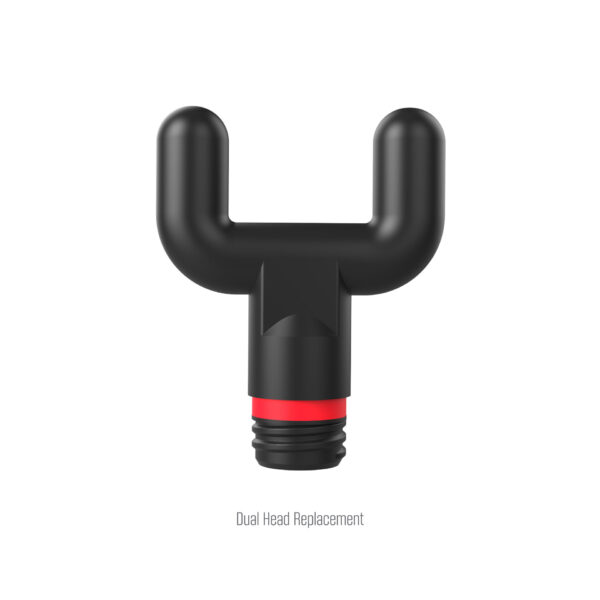 FitRx Percussion Muscle Massager Dual Attachment with Screw Tip