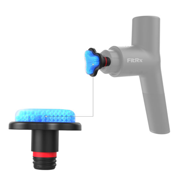 FitRx Percussion Muscle Massager Freeze Attachment with Screw Tip - Image 2