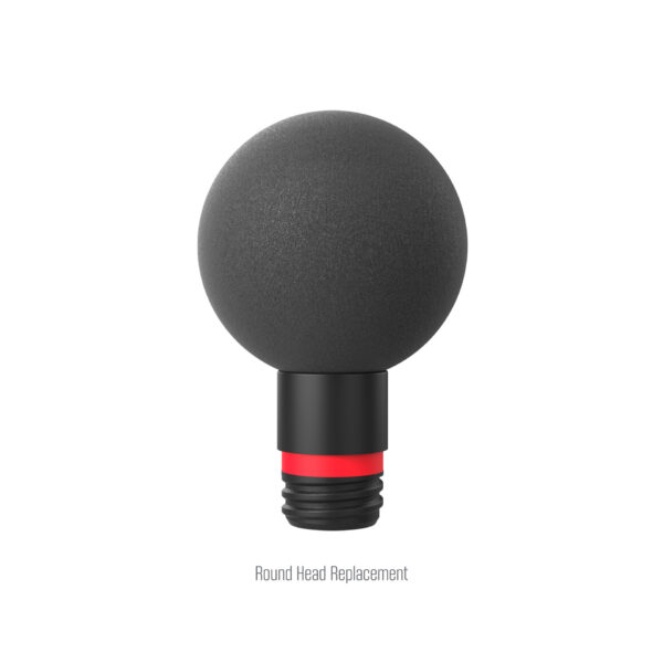 FitRx Percussion Muscle Massager Round Attachment with Screw Tip