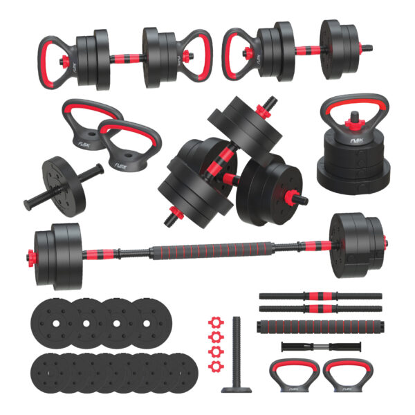 FitRx 5in1 45lb Dumbbell Set