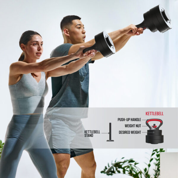 FitRx 5in1 45lb Dumbbell Set - Image 5