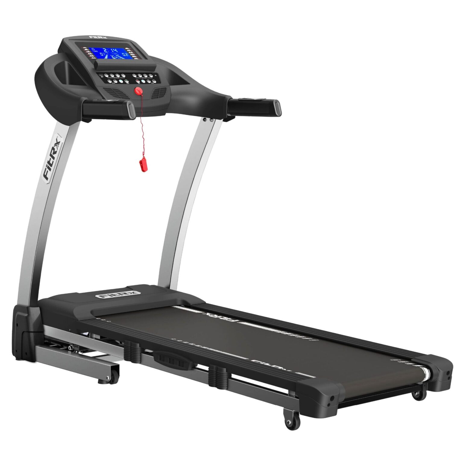 Crossrun Folding Treadmill – 10 MPH, 15% Incline, 5HP - FitRx™
