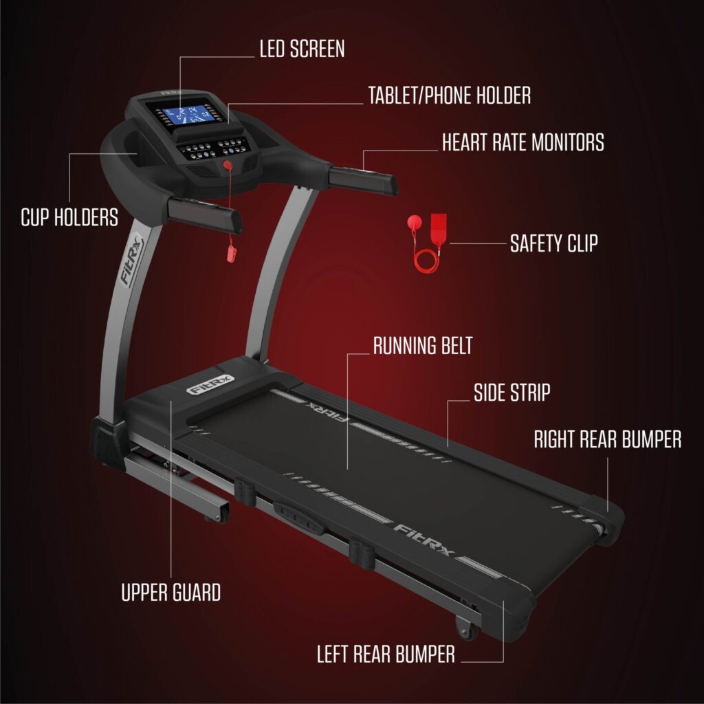 FitRx Crossrun Treadmill
