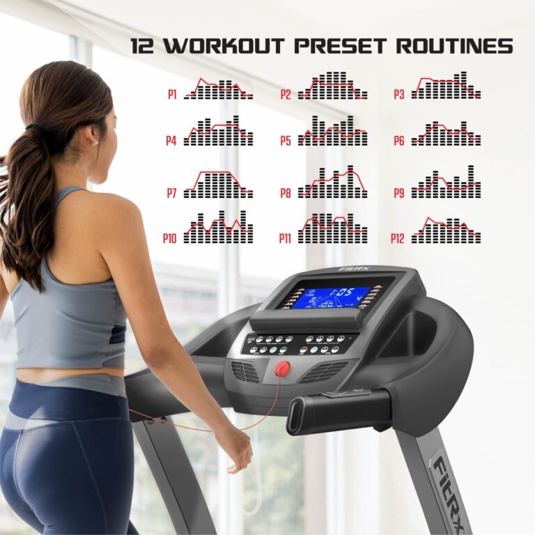 Crossrun Folding Treadmill – 10 MPH, 15% Incline, 5HP - FitRx™