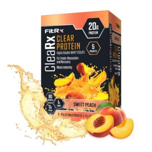 FitRx CleaRx Clear Protein Powder (Sweet Peach)