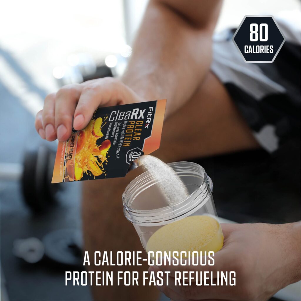 FitRx CleaRx Clear Protein Powder (Sweet Peach)