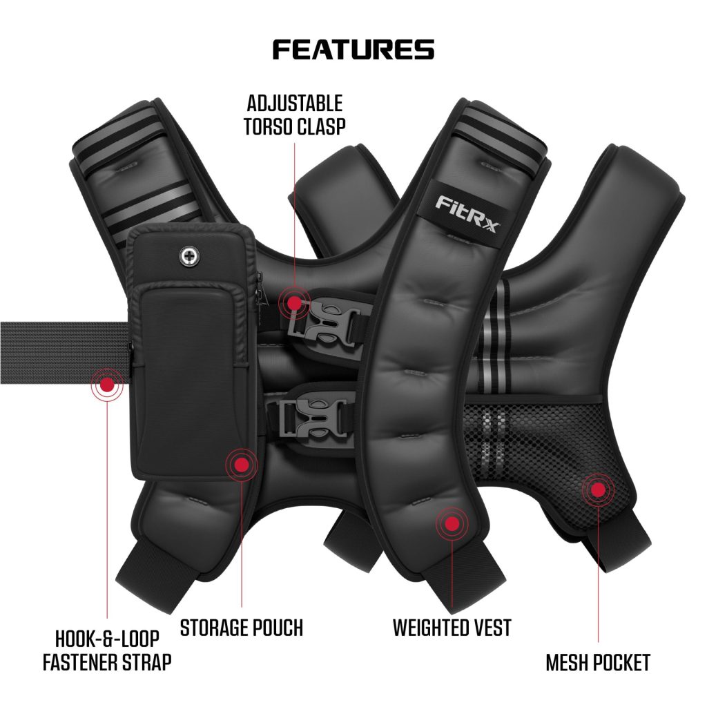 FitRx Weighted Vest, 25lb