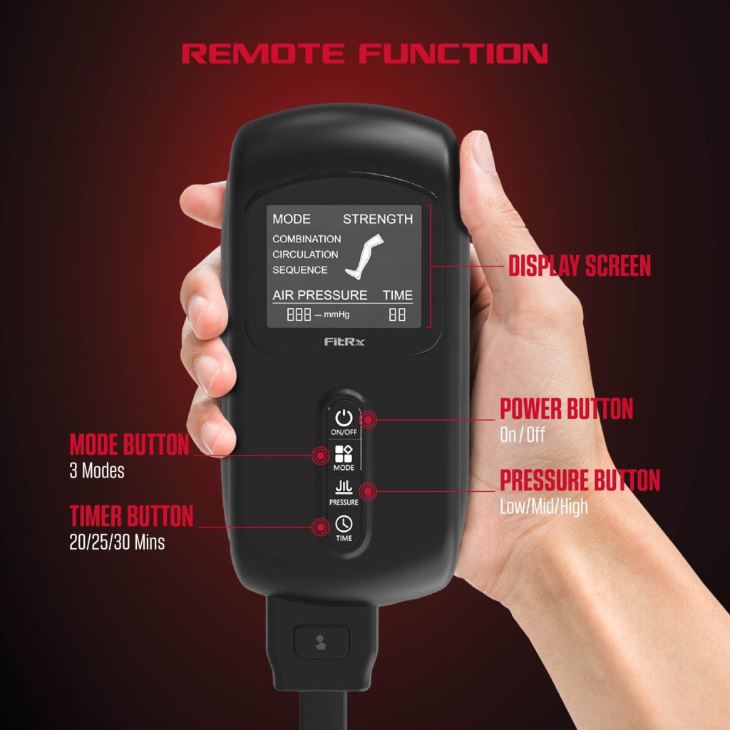 FitRx Recover Max Pro Full Leg Compression Massager