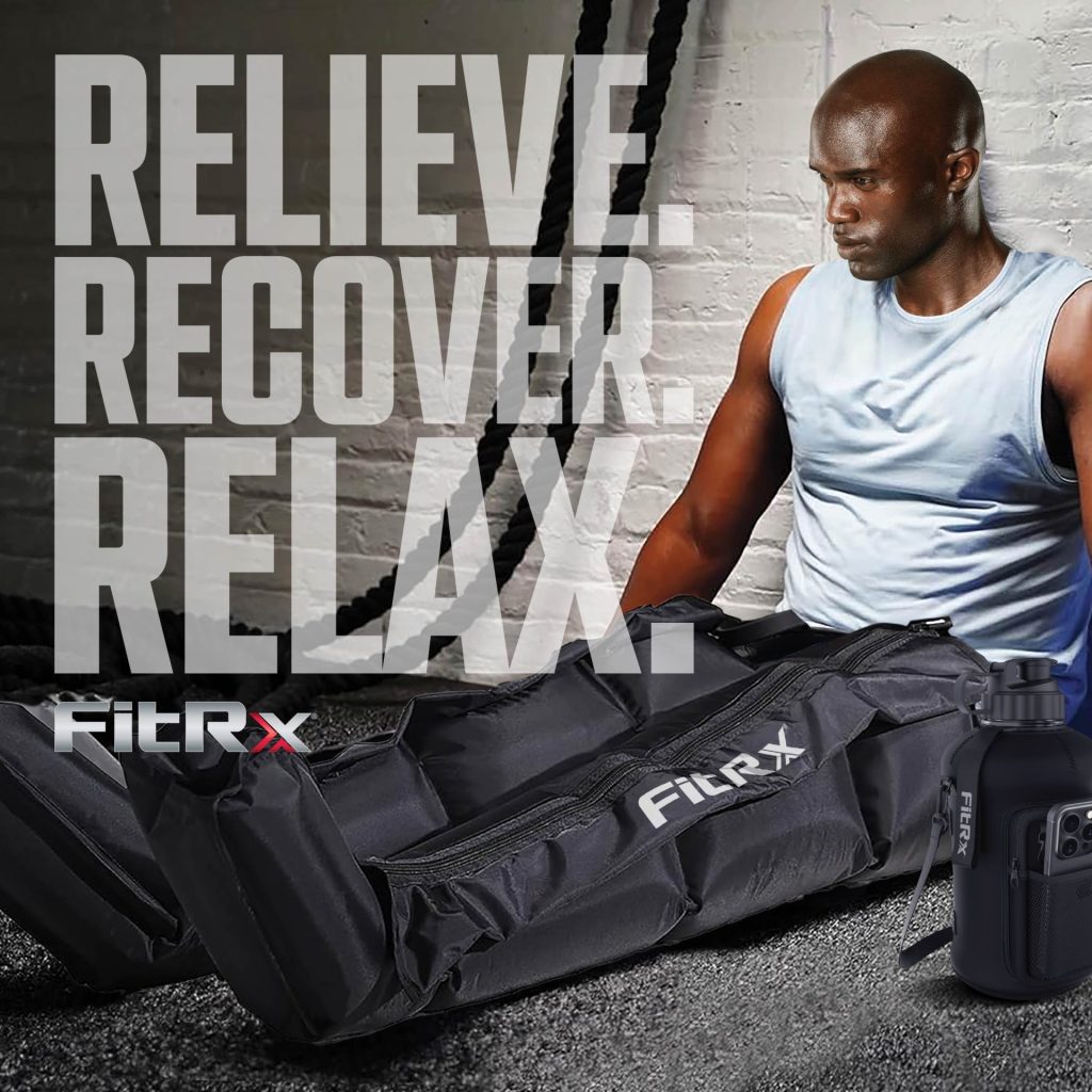 FitRx Recover Max Pro Full Leg Compression Massager